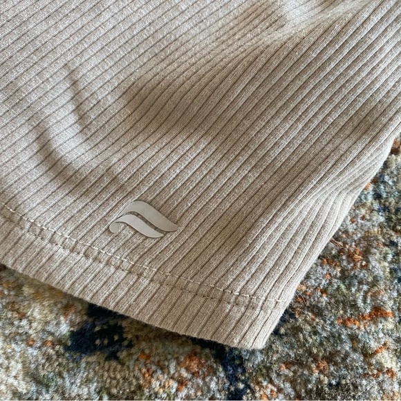 FABLETICS High Neck Rib Built-In Bra Tank - Picture 5 of 5